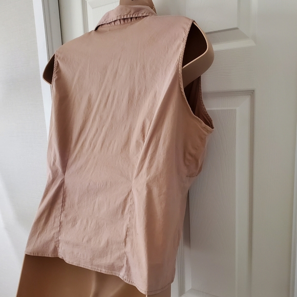 Andrew & Co. Faux Laced Front Top - Picture 8 of 11